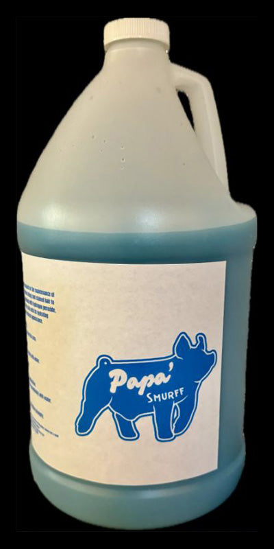 Papa Smurff Livestock Whitener Gallon Bottle